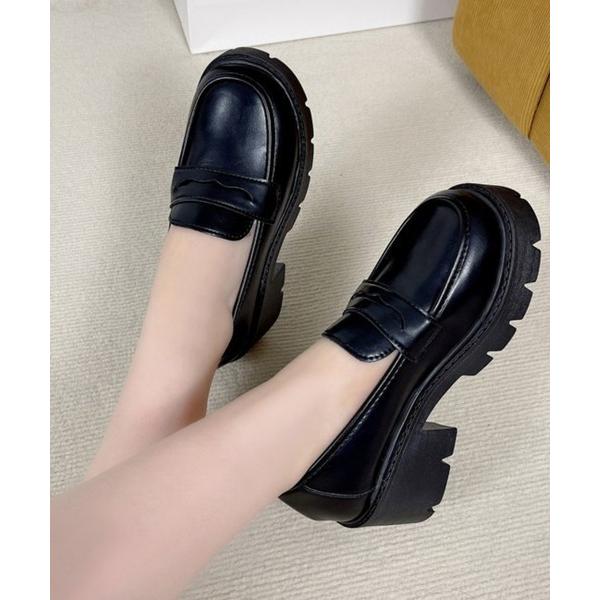 ローファー 厚底ローファー レディース