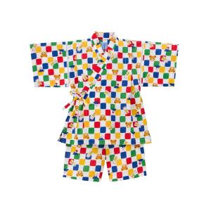 新品・未使用】miki HOUSE 甚平（パッチワーク柄） MIKI HOUSE