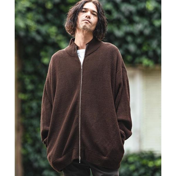 セーター ニット mcg3555- Half Cardigan Drivers Knit ドライバー...