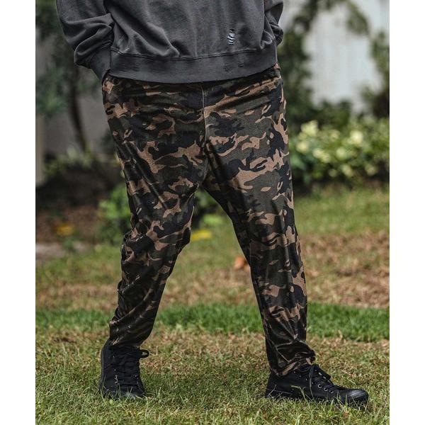 パンツ mp12898- Camouflage Pattern Velour Pants ベロアパン...