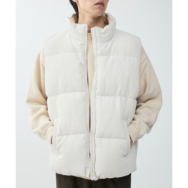 ベスト ジレ j.n.r.d/コーデュロイ中綿ベスト メンズ