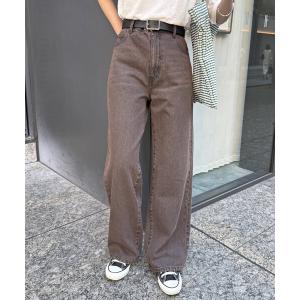 ジーンズ デニム デニムパンツ 「新色/コーデュロイ」ハイウエストストレートデニム レディース メンズ