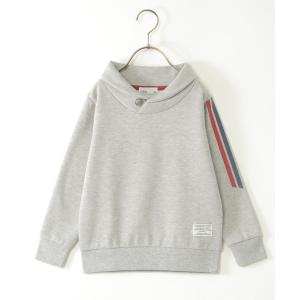 トレーナー 裏起毛袖ラインショールトレーナー(1...の商品画像