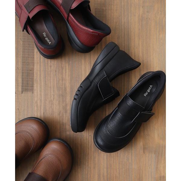 スリッポン Re:getA R331 スットオン 軽量ハンズフリーシューズ レディース