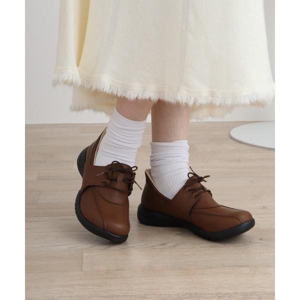 シューズ Re:getA R332 スットオン 軽量ハンズフリーシューズ レースアップシューズ レデ...