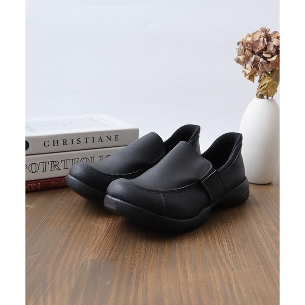 スリッポン Re:getA R333 スットオン 軽量ハンズフリーシューズ サイドゴアスリッポン レ...