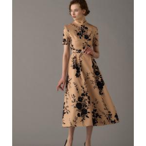 ワンピース Monochrome Fleur Flare Dress