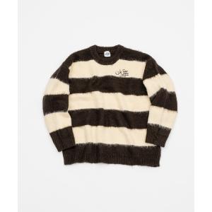 セーター ニット logo border knit / ロゴボーダーニット メンズ レディース