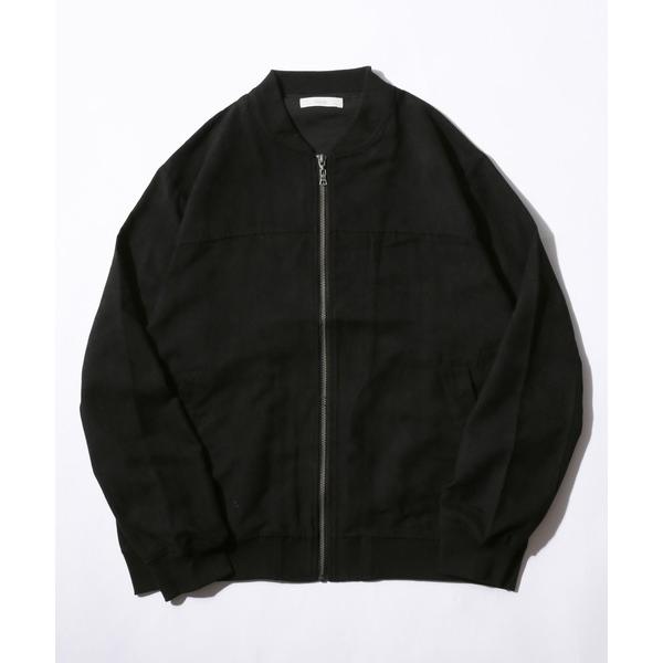 ブルゾン アウター フェイクスエード ジップアップブルゾン リブジャケット メンズ レディース