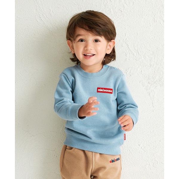 トレーナー  「WEB限定」ワッペンロゴトレーナー キッズ 子供服 男の子 女の子