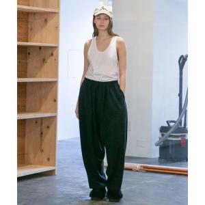 my beautiful landlet カシミヤ ワイドパンツ ブラック 美品 my beautiful landlet パンツ 「my landlet」CHINTZ FINISH WOOL