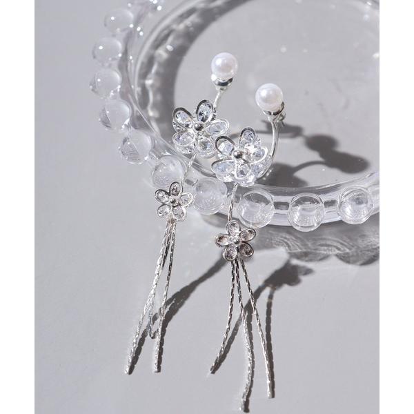 ピアス ロング　デザインピアス レディース