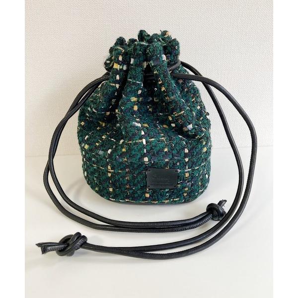 ショルダーバッグ バッグ 「Swaraj/スワラージ」ツイードレザーコンボ・ショルダー BAG（山羊...