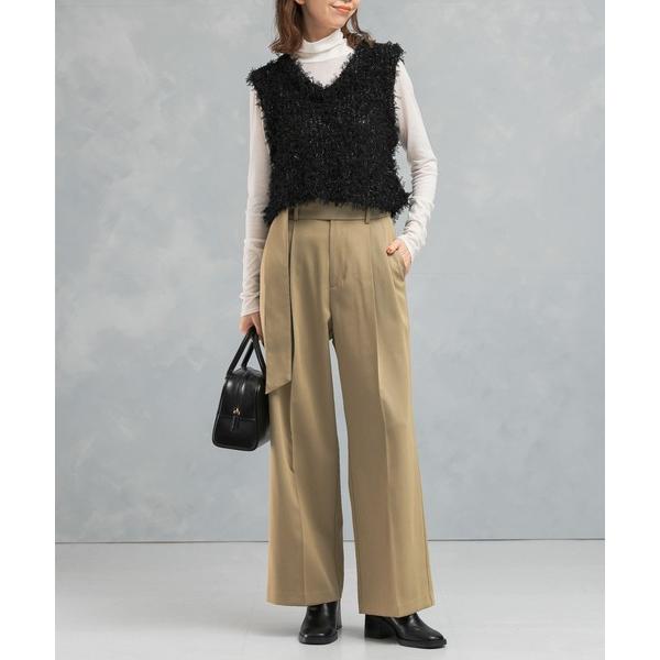 パンツ ベルトパンツ レディース