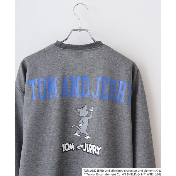 トレーナー スウェット TOM＆JERRY back print big pullover / バッ...