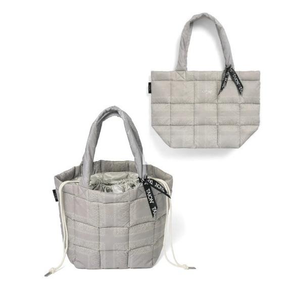 トートバッグ 「TAION」タイオン BASIC DOWN  SHIRRING TOTEBAG-S ...