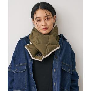 マフラー ストール 「TAION」リバーシブル ダウンボア マフラー レディース メンズ