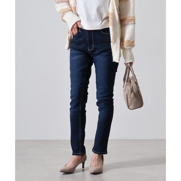 ジーンズ デニム デニムパンツ .works　裏起毛ストレッチスキニー レディース