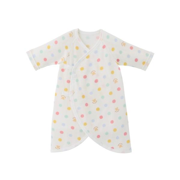 ベビー肌着 ピュアベール　ニットガーゼコンビ肌着