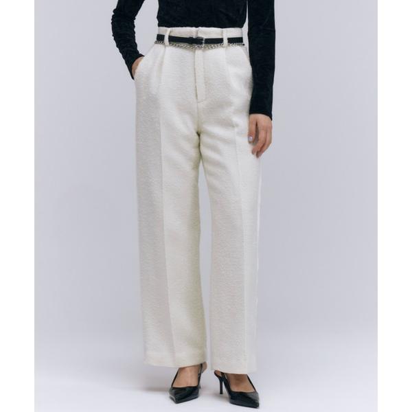 ワイドパンツ スラックス パンツ LOOP YARN WIDE PANTS/ループヤーンワイドパンツ...