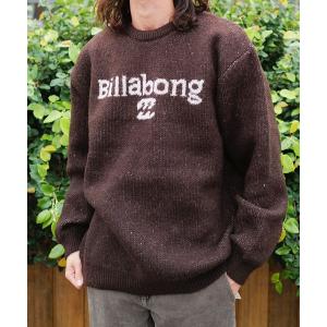 セーター ニット BILLABONG メンズ CREW NECK セーター/ビラボンロゴローゲージクルーネックセーター メンズ レディース