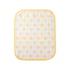 ベビー パステルロゴ柄ガーゼケット