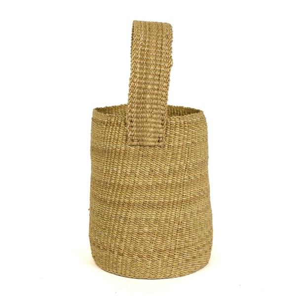 かごバッグ カゴバッグ アフリカンスクエアー AFRICANSQUARE / ニャリガバスケット 丸...