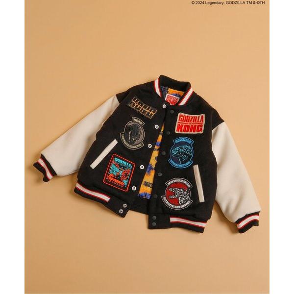 スタジャン アウター 「ゴジラVSコング」 リバーシブルスタジャン キッズ 子供服 男の子 女の子