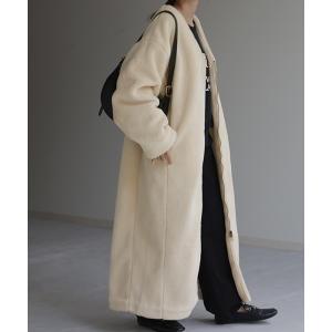 SNIDEL（スナイデル） (10%OFF&300円OFF) ボアロングコート 25秋冬