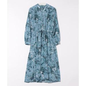 ワンピース フラワープリントワンピース「手洗い可能」