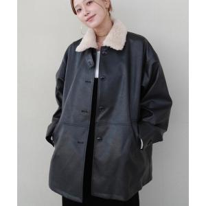 Desigual（デシグアル） レザージャケット ライダース クロップド丈