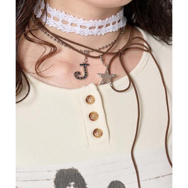 ネックレス チャーム付き マルチネックレス TINA：JOJUN レディース