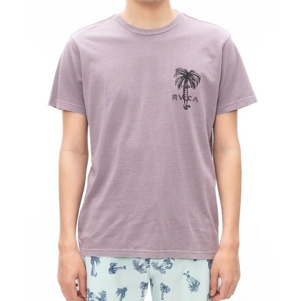 tシャツ RVCA メンズ POMMIER PALMS SS Ｔシャツ/ルーカバックプリントクルーネ...