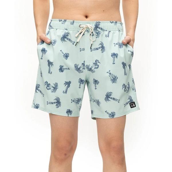 水着 RVCA メンズ POMMIER PALMS ELASTI ボードショーツ/サーフトランクス/...