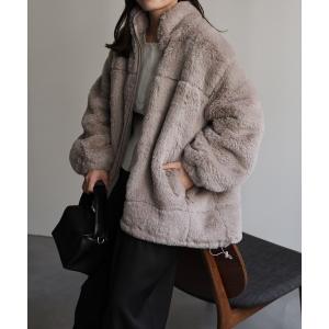 deux amour ジャケット テーラードジャケット エコファースタンド