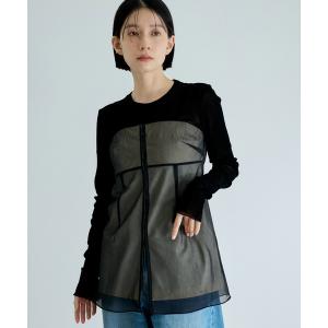 mame - mame kurogouchi マメ　コットンレーススリーブレストップス mame - mame kurogouchi マメ コットンレーススリーブレス