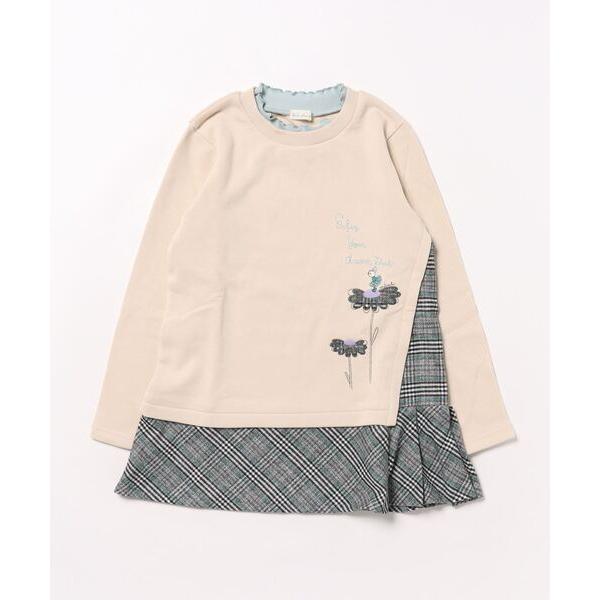チュニック mimi＆花刺しゅうチュニック(80〜130) キッズ 子供服 女の子