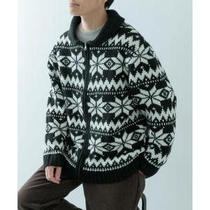 【美品】CANADIAN SWEATER カウチンニットジャケット イーグル柄 Canadian Sweater Company Ltd. カウチン セーター カナダ