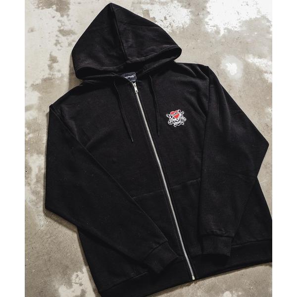 パーカー ED HARD エド・ハーディー ヴィンテージライク グラフィック ロゴプリント フルジッ...