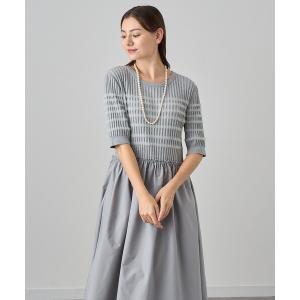 ANAYI（アナイ） ワンピース ペイズリーシフォンレイヤードワンピース