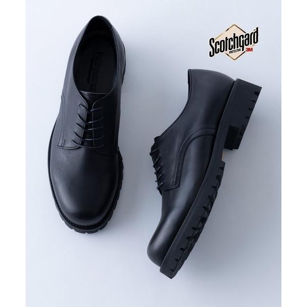 ビジネスシューズ 「PADRONE」別注 WPL DERBY PLAIN TOE SHOES wit...