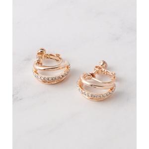 ピアス 「セレモニー」ビジューレーンハーフループ...の商品画像