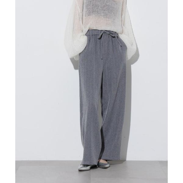 パンツ ARIA-033/ヘリンボンイージーワイドパンツ レディース