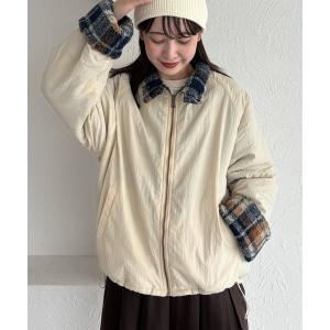 ブルゾン アウター 「2サイズ展開」リバーシブルナイロンボアブルゾン レディース メンズ