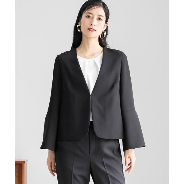 スーツ 洗濯機で洗える！UVカット！ストレッチ！防シワ！ダブルピケクロス・きちんと見えカラーレスフレ...