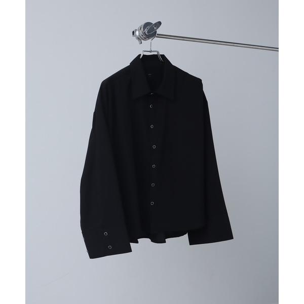 シャツ シルキースムース ヴィンテージボタン ビックカフスシャツ メンズ レディース