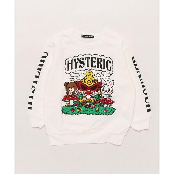 トレーナー Hystericmini MUSHROOM TRIO ループラス裏毛トレーナー キッズ ...