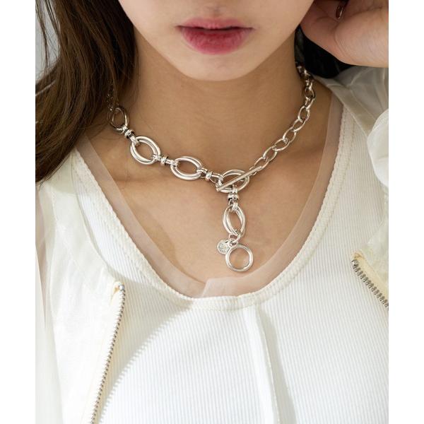 ネックレス 「PHILIPPE AUDIBERT」別注オーバルデザインチェーン切替NL CO6555...