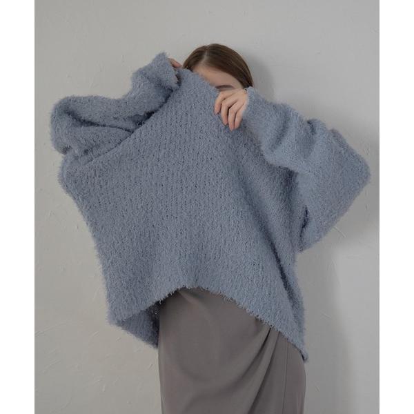 ニット セーター 「MINERTE」fluffy vneck knit pullover / Vネッ...