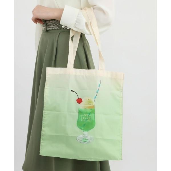 エコバッグ クリームソーダプリントサスティナブルエコバッグ/SweetsCollection/fin...